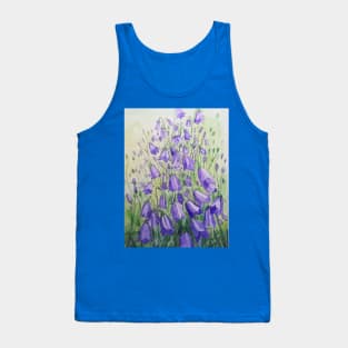 Purple harebells watercolour painting Tank Top